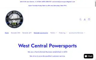 West Central Powersports website