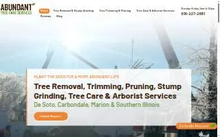 Abundant Tree Care Services of Carbondale website