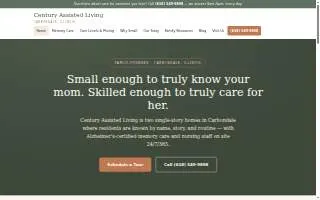 Century Assisted Living website