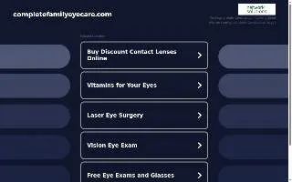 Complete Family Eyecare of Carbondale website
