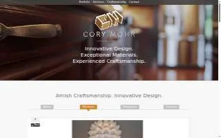 Cory Mohr Design, Inc. website