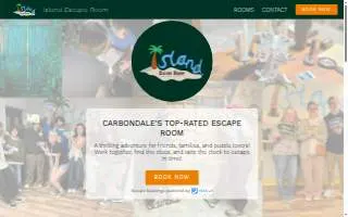 Island Escape Room of Carbondale website