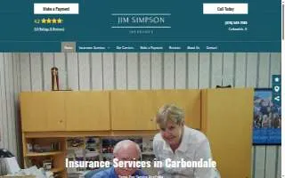 Jim Simpson Insurance website