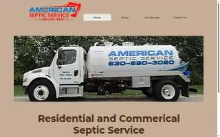 American Septic Service of Carol Stream website