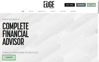 Edge Financial Advisors of Carol Stream website