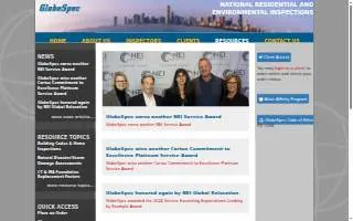 GlobeSpec website