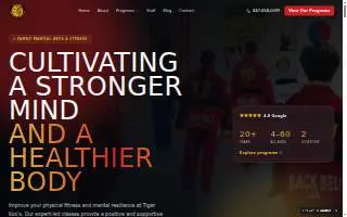 Tiger Koo's Martial Arts Academy of Algonquin website