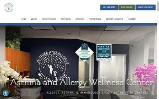 Asthma and Allergy Wellness Center of Cary website