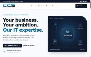 Cary Computer Solutions, Inc. website