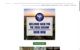 Cary Country Club website