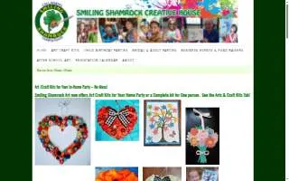 Smiling Shamrock Creative House website