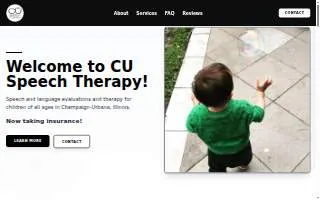 CU Speech Therapy, LLC website