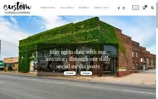 Custom Flooring & Interiors website