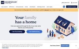 New American Funding - Champaign website