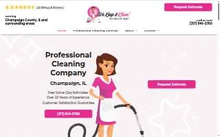 We Keep It Kleen of Champaign website