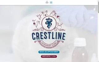 Crestline Veterinary Clinic Ltd website