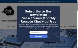 GEFNET I.T. Services, LLC website