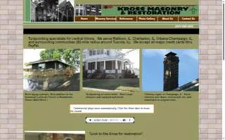 Kross Masonry and Restoration Inc website