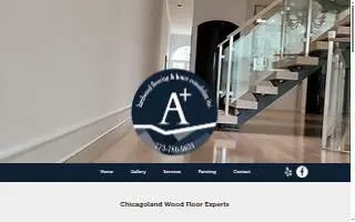 A+ Hardwood Flooring & Home Remodeling website
