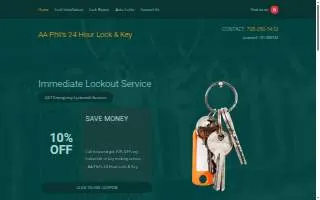 AA Phil's 24 Hour Lock and Key of Chicago website