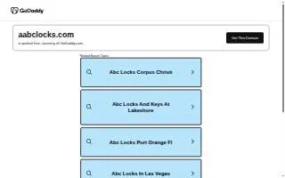 AABC Locks website