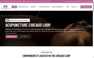 Acupuncture Center Chicago - Loop website