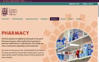 Bienestar Pharmacy website
