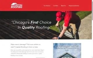 Capital Roofing LLC website