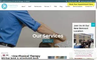 Chicago Foot and Ankle, PC website