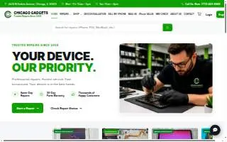 Chicago Gadgets website