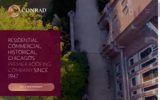 Conrad Roofing website