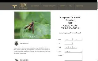 Crow Pest Control Inc. website