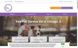 Duke Animal Hospital website