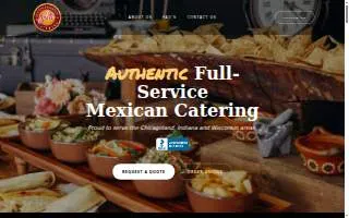 El Siete Catering website