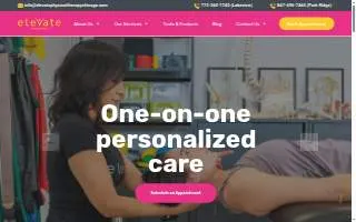 Elevate Physical Therapy - Lakeview website