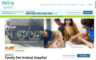 Family Pet Animal Hospital of Chicago website