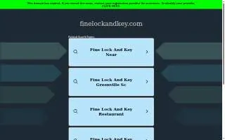 Fine Lock and Key of Chicago website