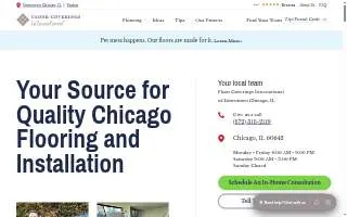 Floor Coverings International of Downtown Chicago website