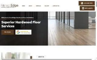 ForestEdge Hardwood Floor Installation website