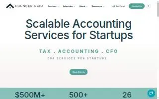 Founder's CPA website