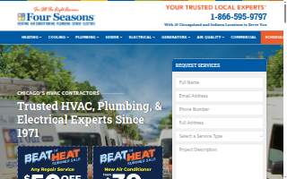 Four Seasons Heating, Air Conditioning, Plumbing, Sewer & Electric
