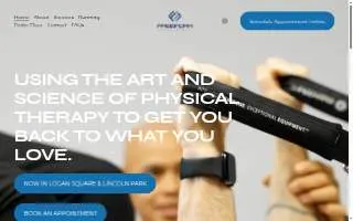 FreeForm Physical Therapy website