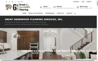 Great Hardwood Flooring Services Inc of Chicago website