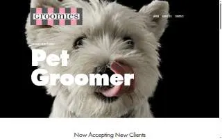 Groomies website