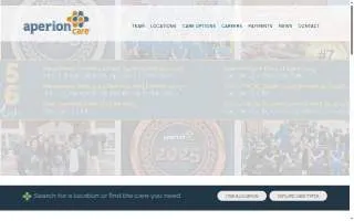 Aperion Care Niles website