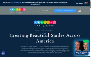 Sonrisa Family Dental website