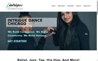 Intrigue Dance and Performing Arts Center website
