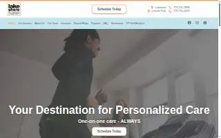 Lakeshore Physical Therapy website