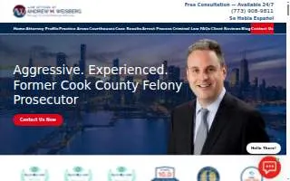 Law Offices of Andrew Weisberg website