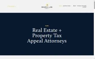 Mazek Law Group of Chicago website